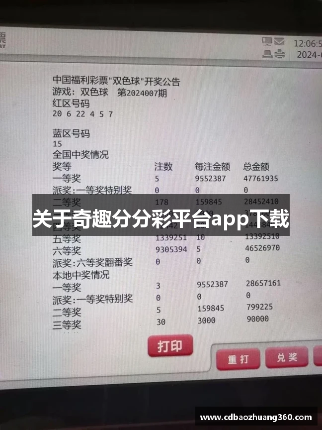 关于奇趣分分彩平台app下载